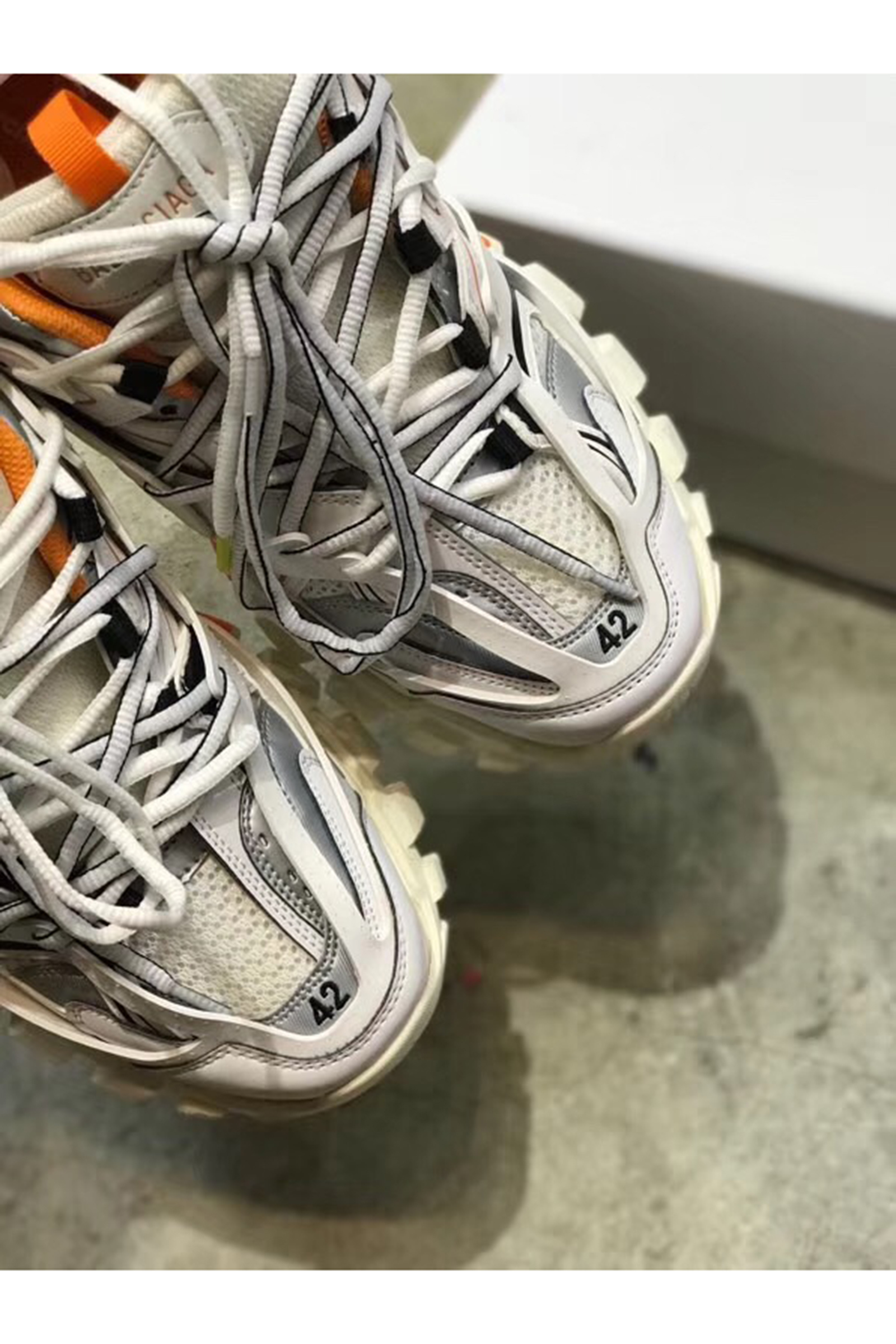Balenciaga, Track Trainer, Women's Sneaker, White - Afbeelding 6