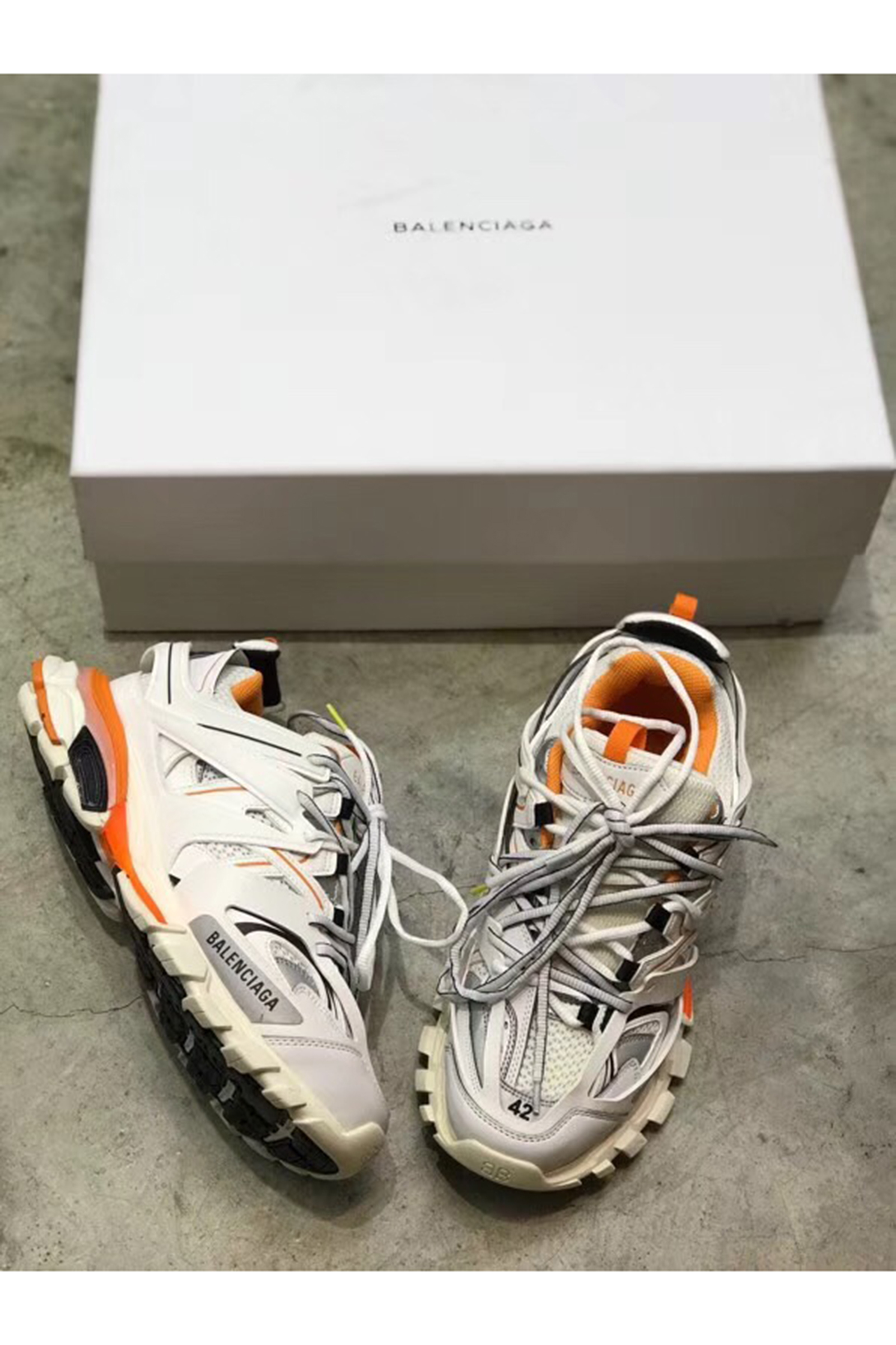 Balenciaga, Track Trainer, Women's Sneaker, White - Afbeelding 7