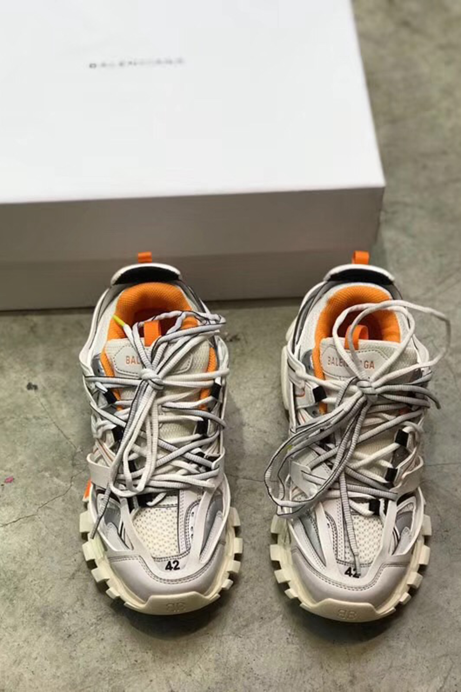 Balenciaga, Track Trainer, Women's Sneaker, White - Afbeelding 8
