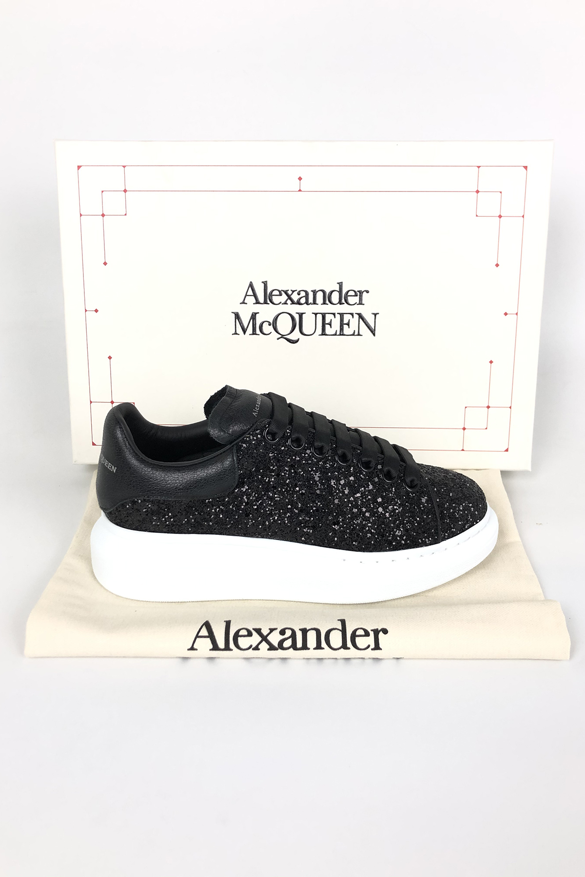 Alexander Mcqueen, Women's Oversized Sneaker, Black - Afbeelding 6