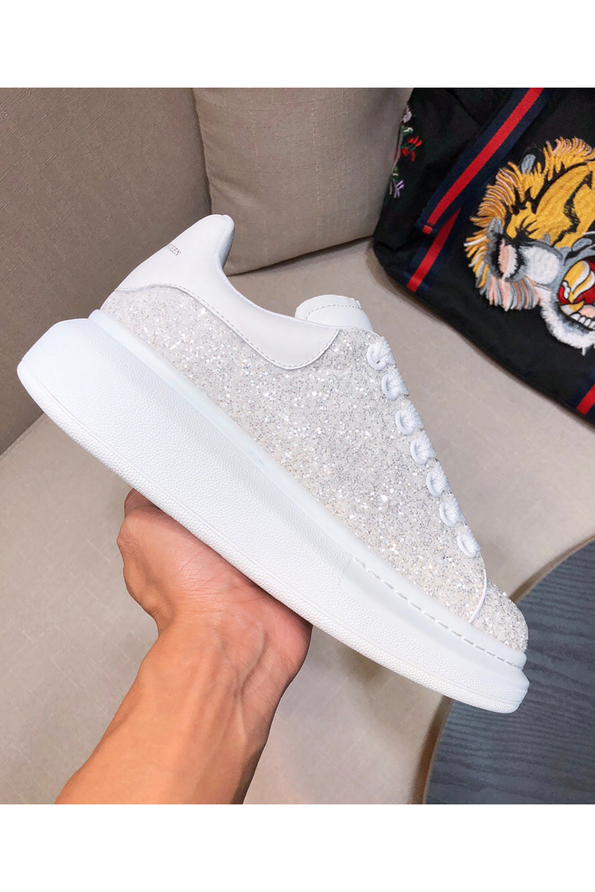 Alexander Mcqueen, Women's Oversized Sneaker, White