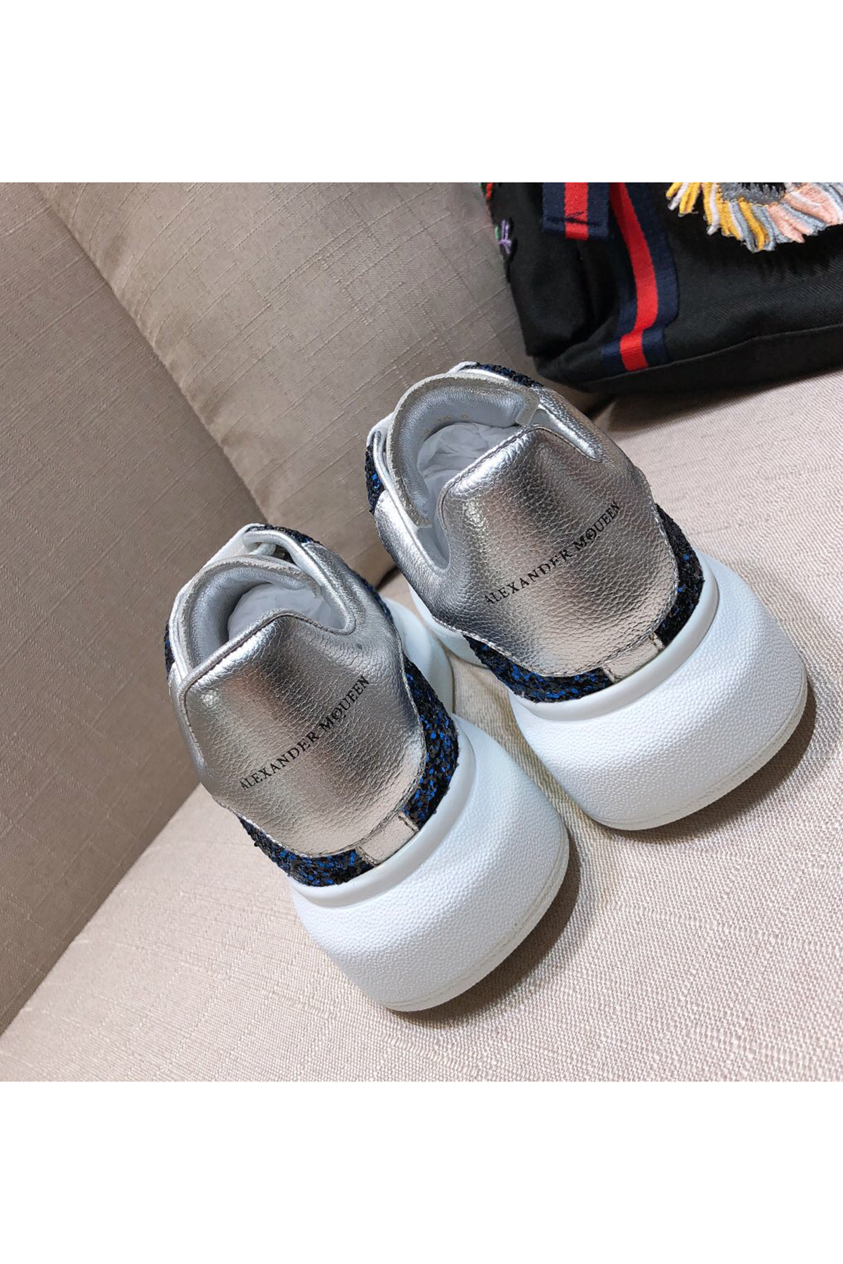 Alexander Mcqueen, Women's Oversized Sneaker, White - Afbeelding 2