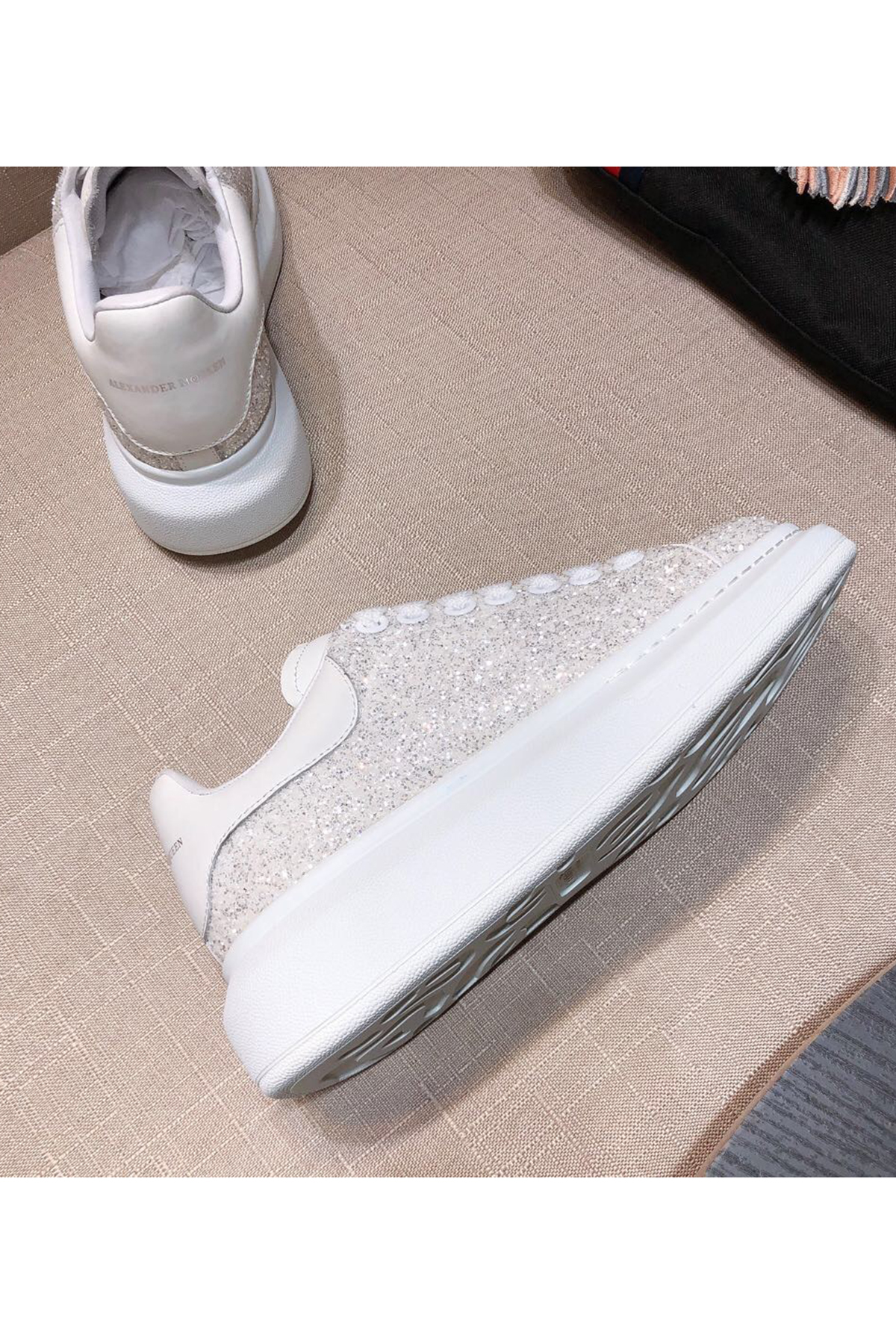 Alexander Mcqueen, Women's Oversized Sneaker, White - Afbeelding 6