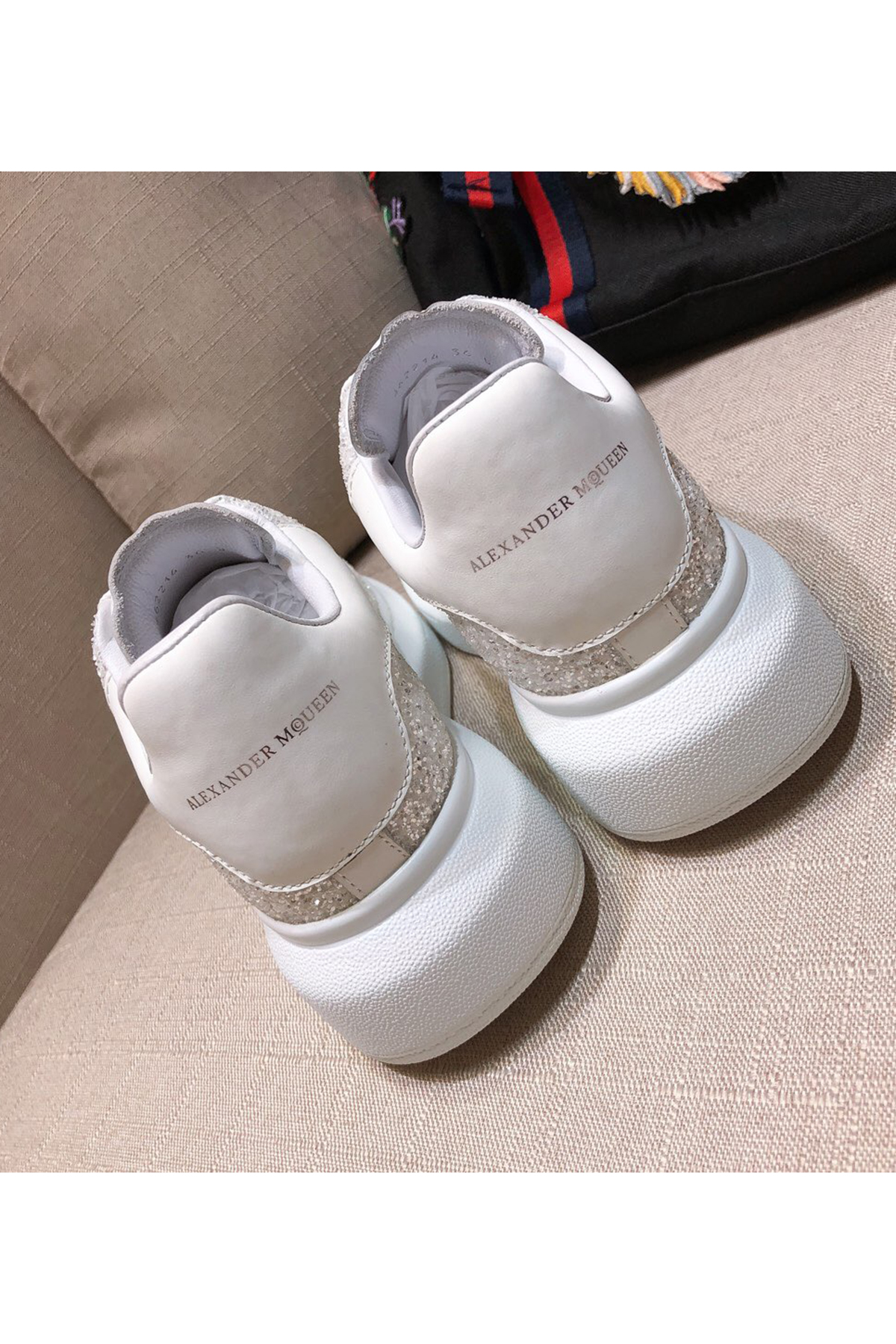 Alexander Mcqueen, Women's Oversized Sneaker, White - Afbeelding 8