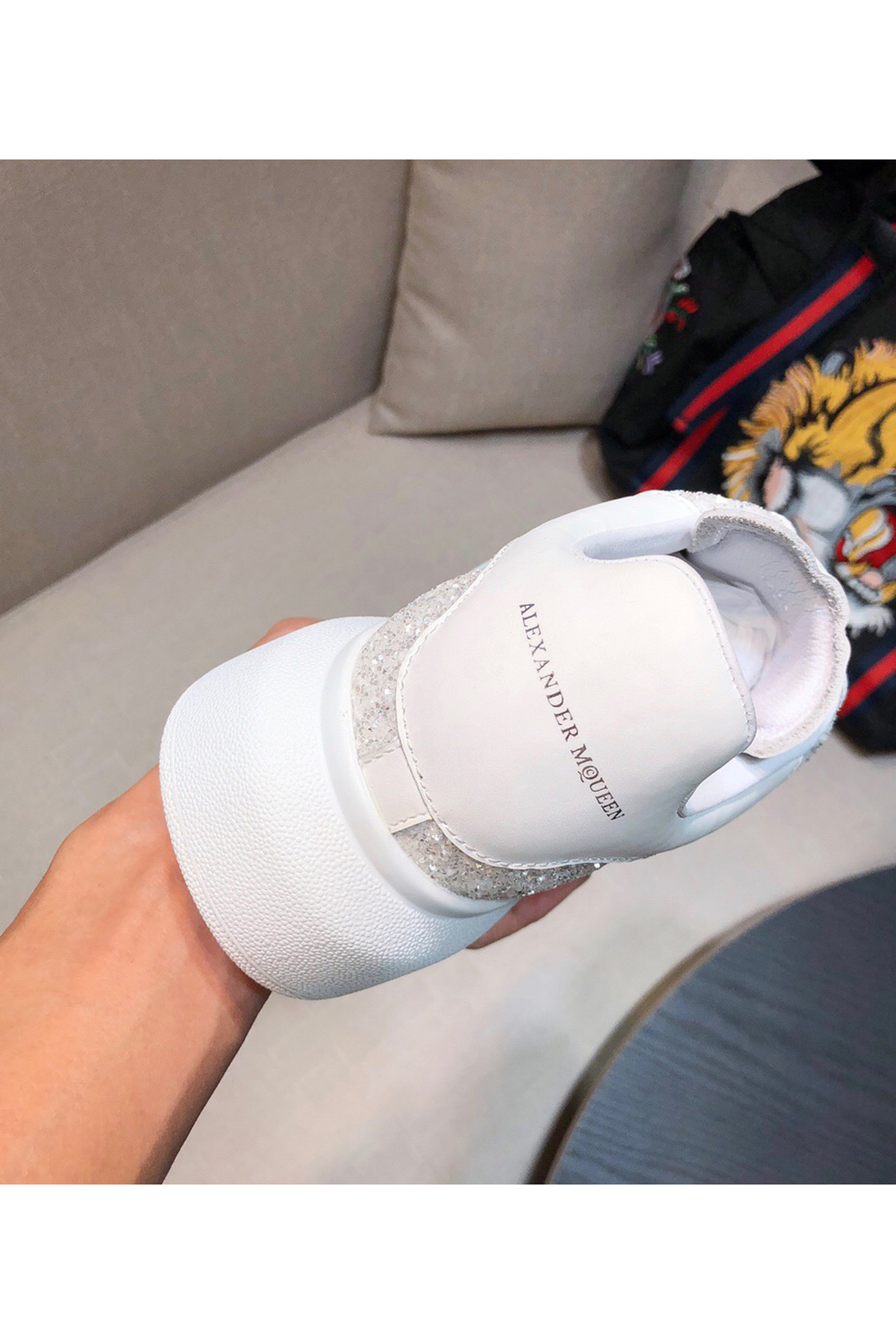 Alexander Mcqueen, Women's Oversized Sneaker, White - Afbeelding 9