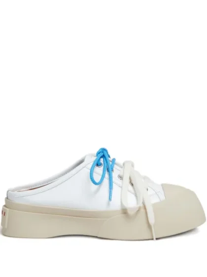Marni Leather Pablo lace-up sabots