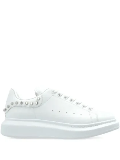Alexander McQueen Oversized stud-embellished platform sneakers