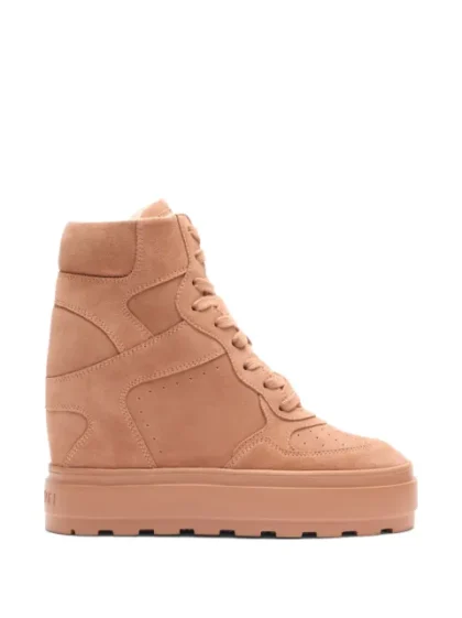 Casadei Wedge-heel panelled sneakers