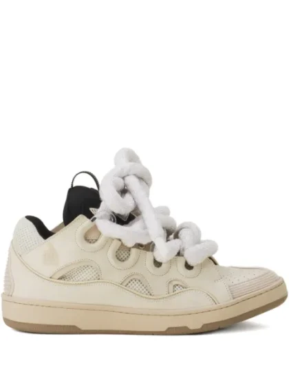 Lanvin Curb perforated sneakers