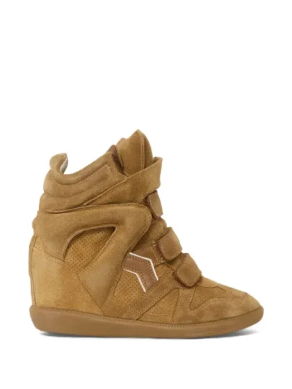 ISABEL MARANT Bekett touch-strap suede sneakers