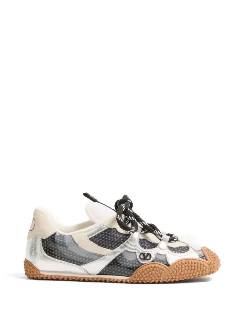 Valentino Garavani Amphibia sneakers in rubberized calfskin and laminated nappa
