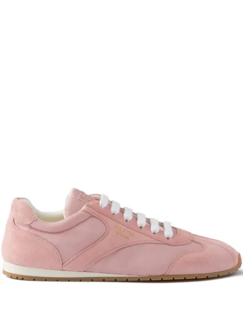 Prada Suede lace-up sneakers