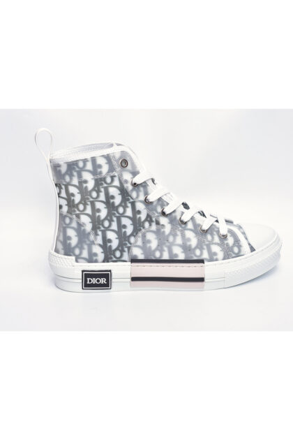Christian Dior, B23, Women's High Top Sneaker, White