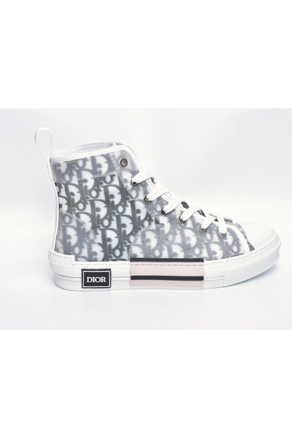 Christian Dior, B23, Women's High Top Sneaker, White