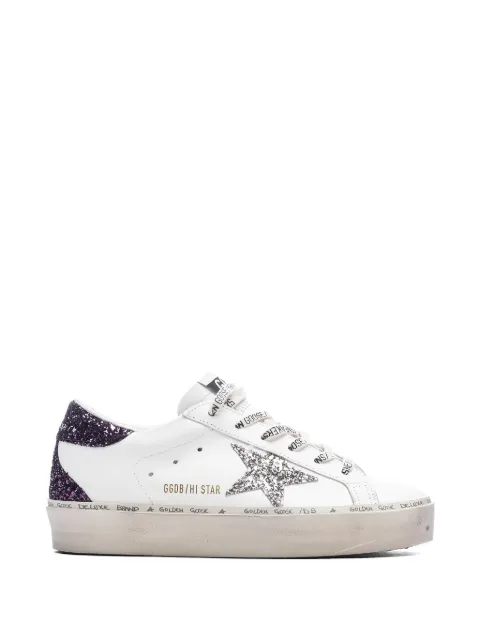 Golden Goose Hi-star lace-up sneakers