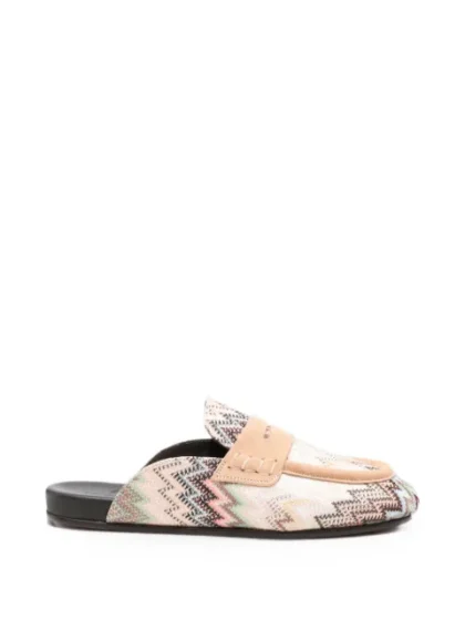 Missoni Zigzag-knit loafers