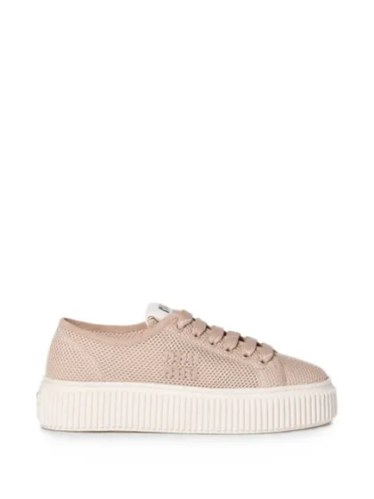 Miu Miu Mesh fabric sneakers
