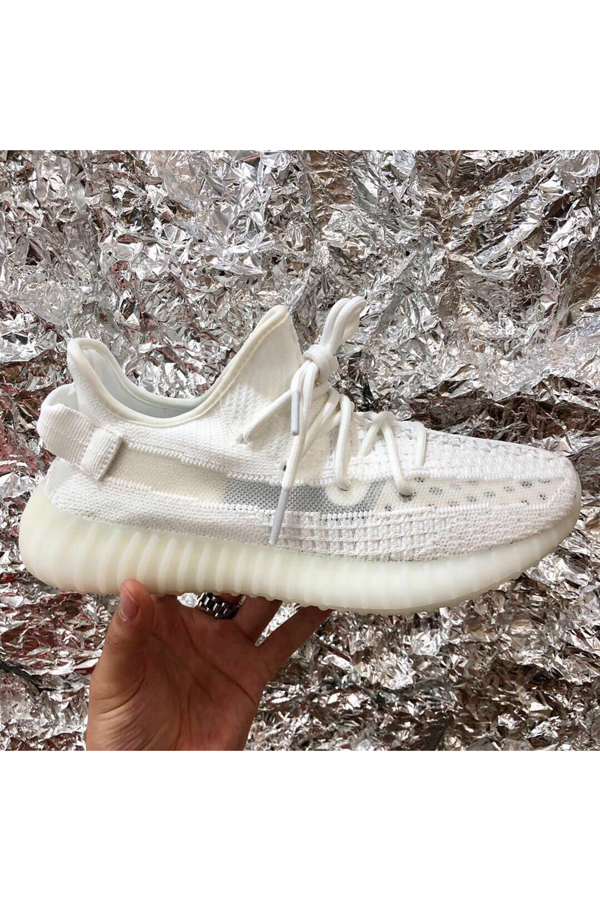 Adidas, Yeezy 350, Women's Sneaker, Whiye - Afbeelding 7