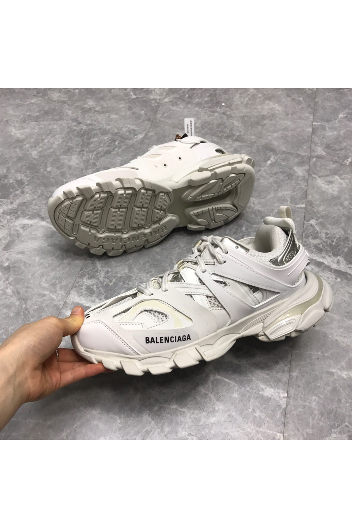 Balenciaga, Track Trainers, Women's Sneaker, White - Afbeelding 5