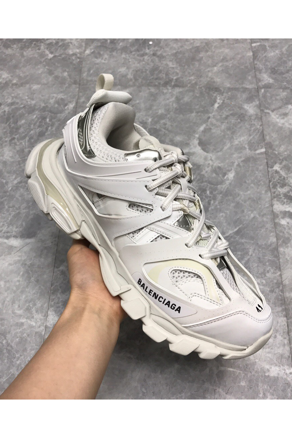 Balenciaga, Track Trainers, Women's Sneaker, White - Afbeelding 6