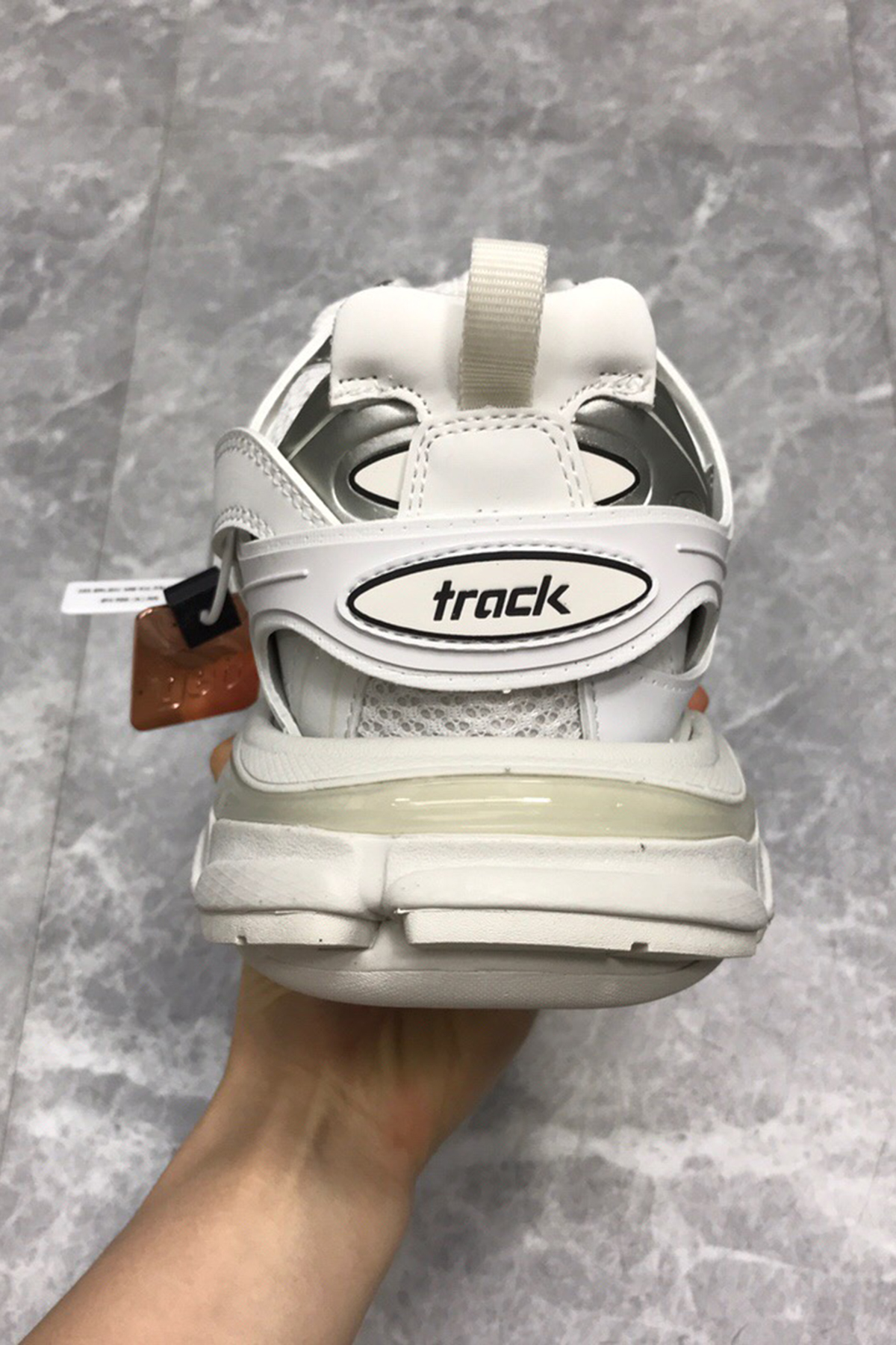 Balenciaga, Track Trainers, Women's Sneaker, White - Afbeelding 7