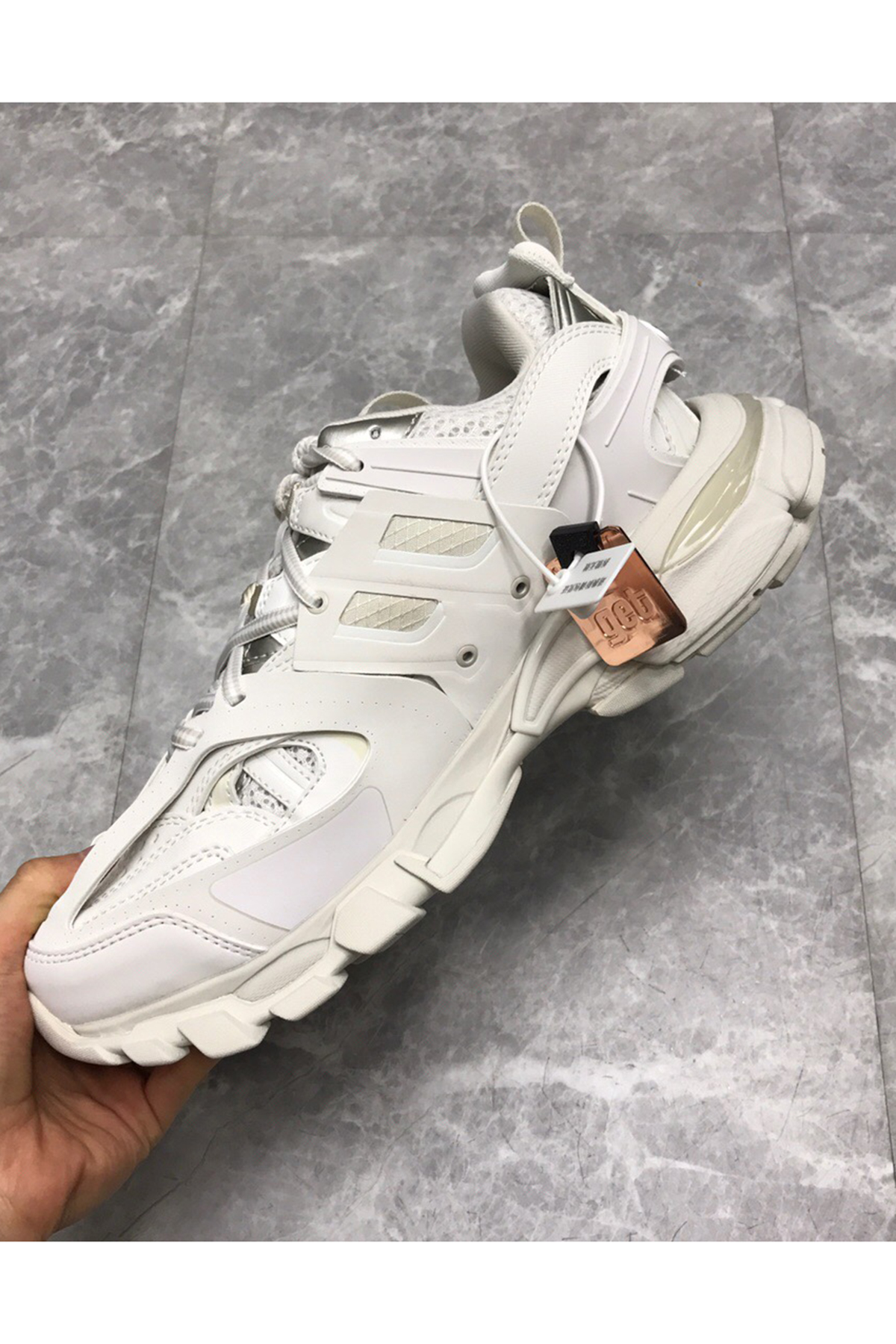 Balenciaga, Track Trainers, Women's Sneaker, White - Afbeelding 8