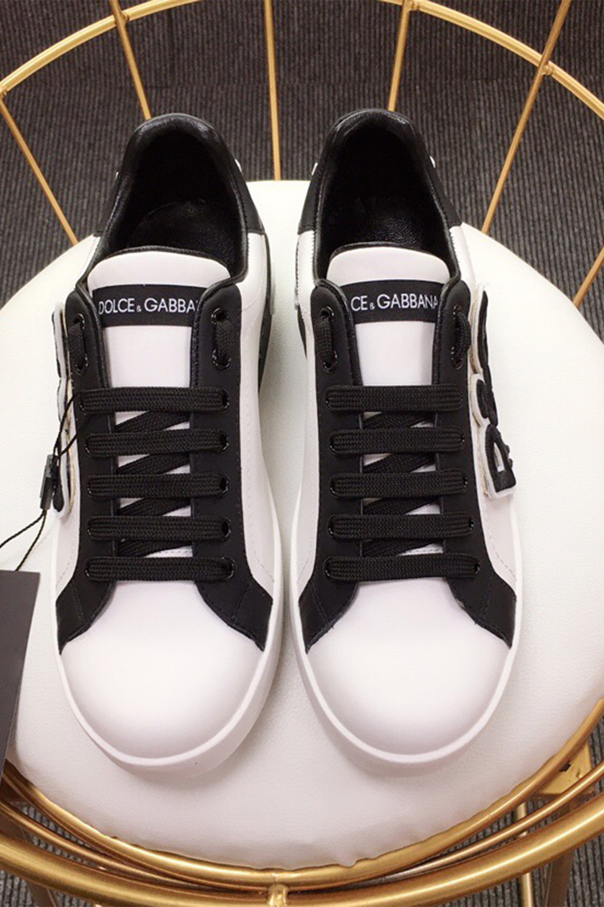 Dolce Gabbana, Women's Sneaker, White - Afbeelding 4