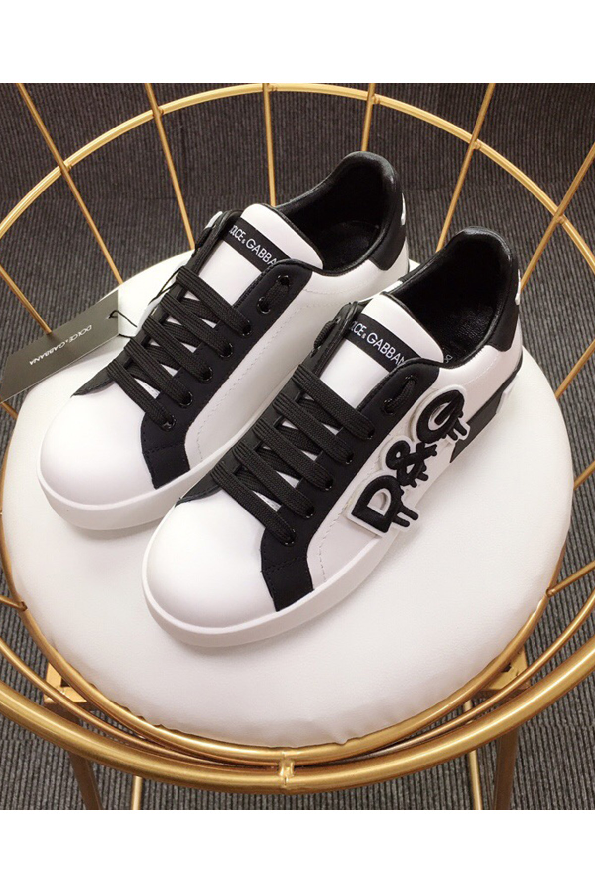 Dolce Gabbana, Women's Sneaker, White - Afbeelding 5