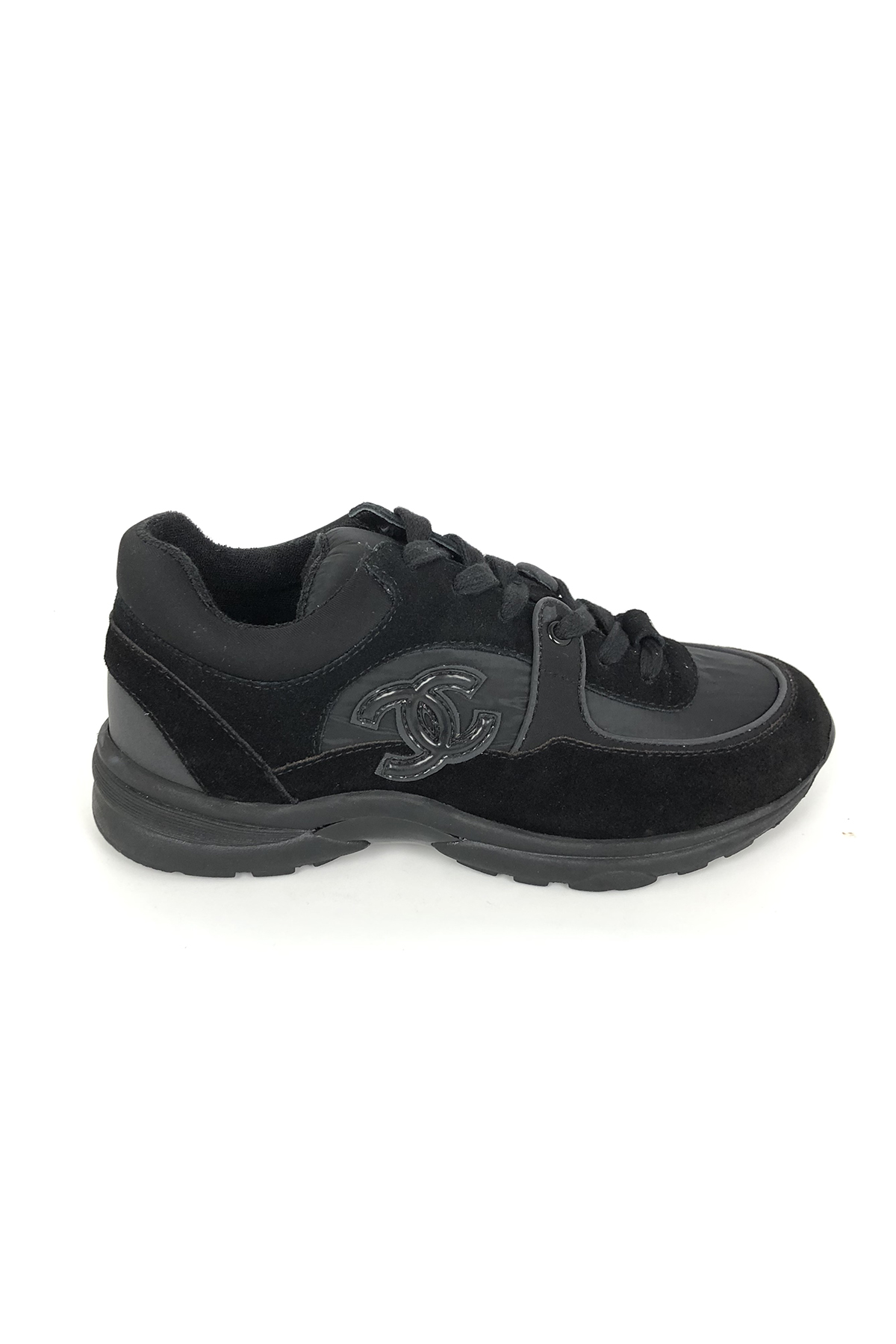 Chanel, Women's Sneaker, Reflective, Black