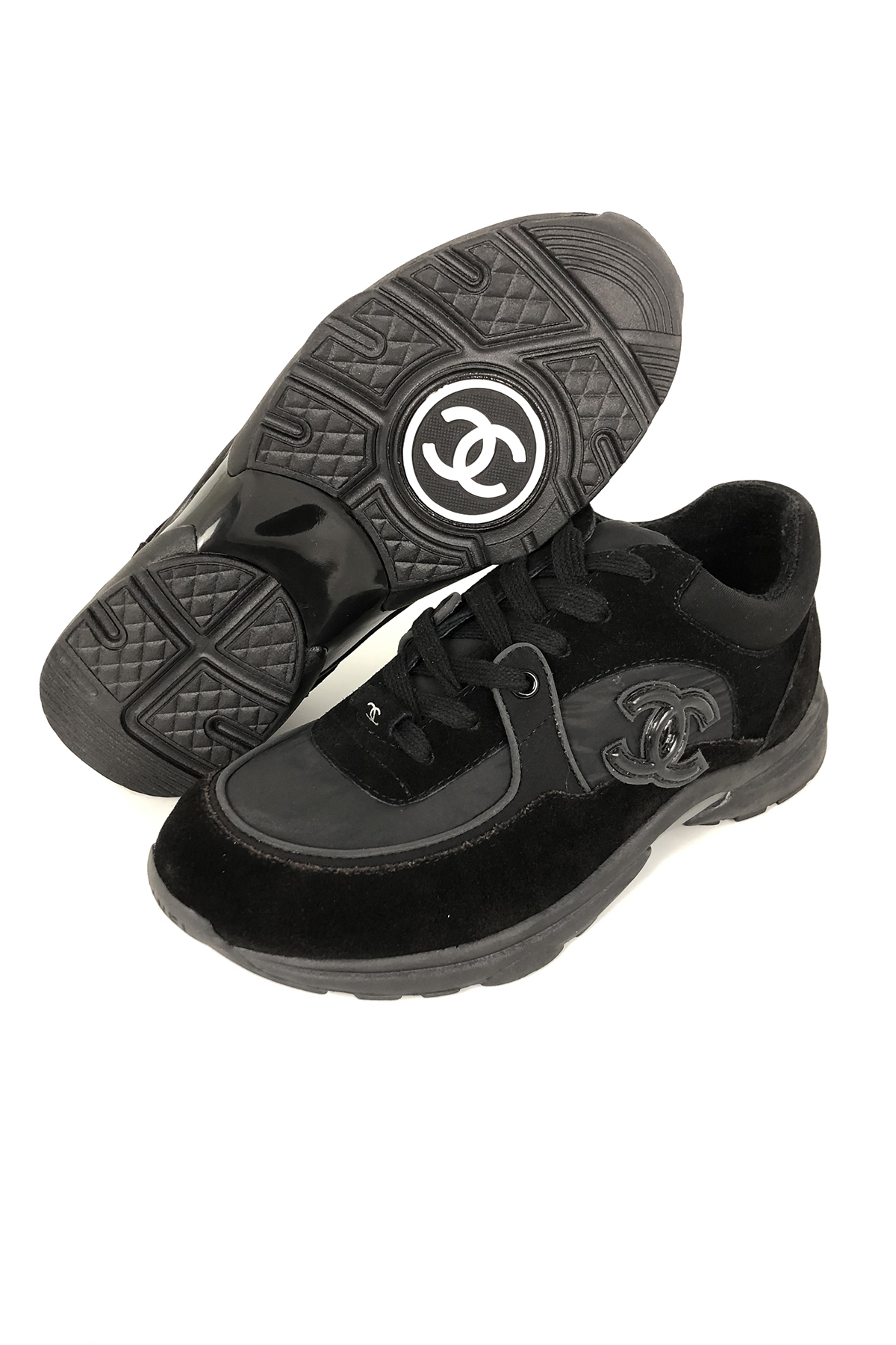 Chanel, Women's Sneaker, Reflective, Black - Afbeelding 5
