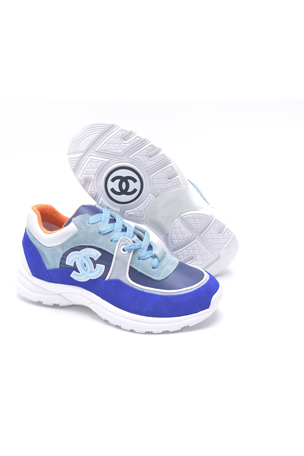 Chanel, Women's Sneaker, Blue - Afbeelding 2