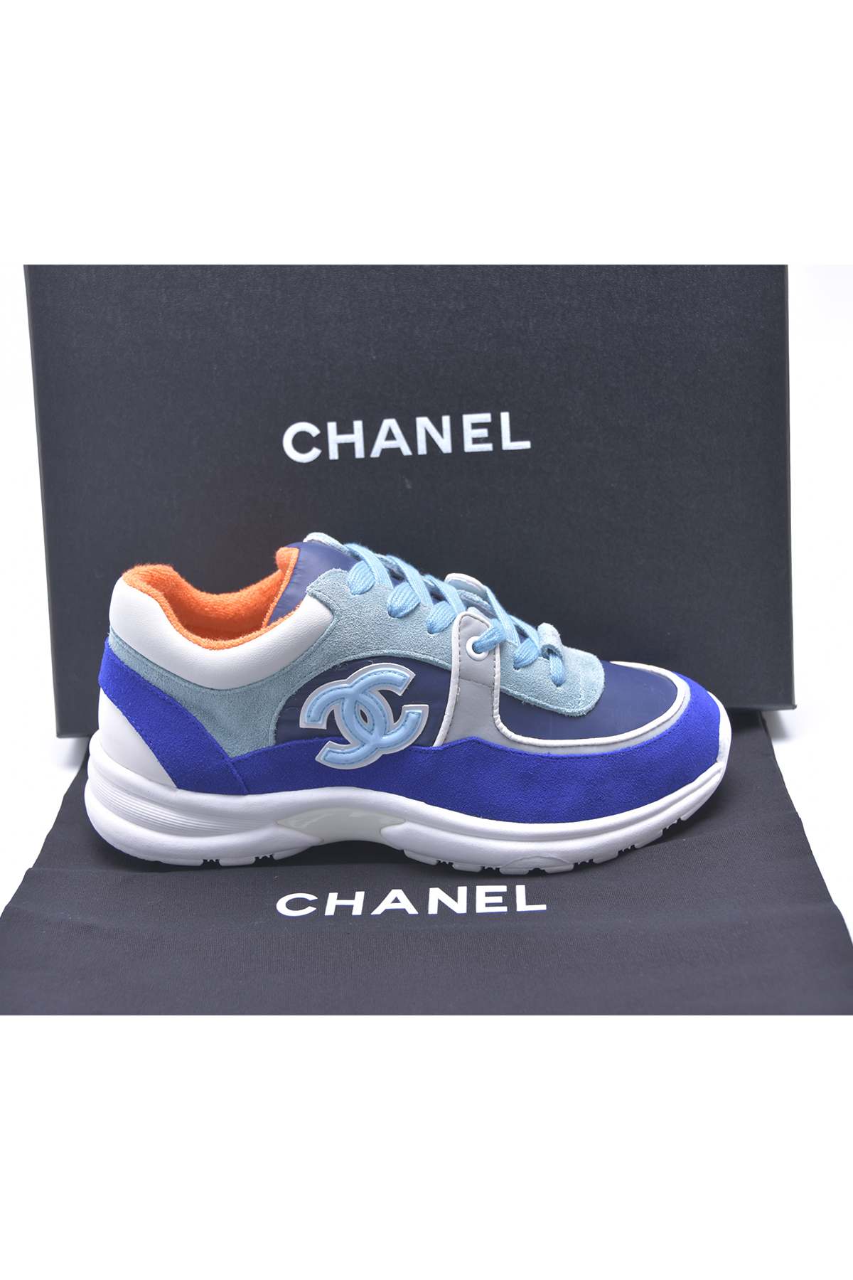 Chanel, Women's Sneaker, Blue - Afbeelding 5