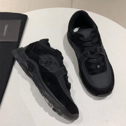 Chanel, Women's Sneaker, Black