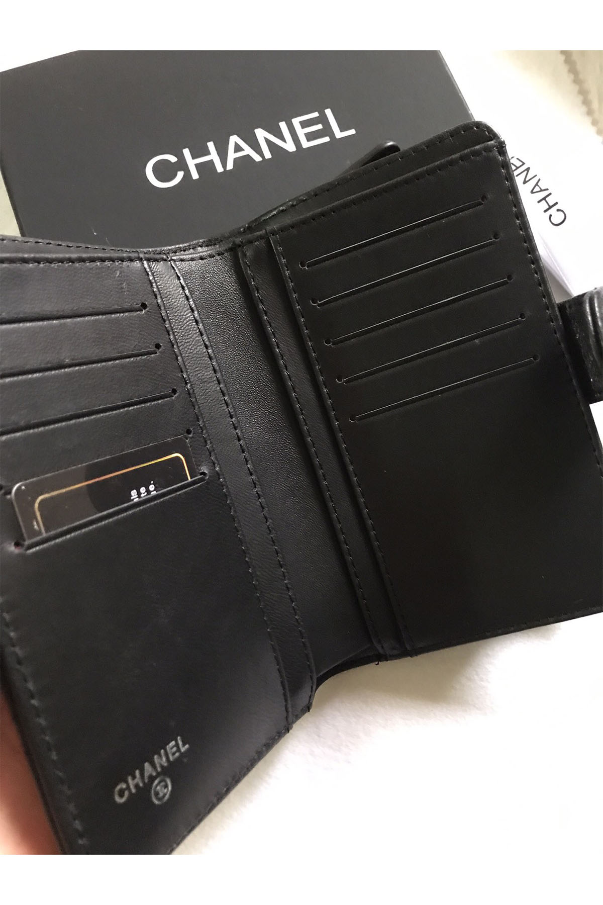 Chanel, Women's Wallet, Black - Afbeelding 4