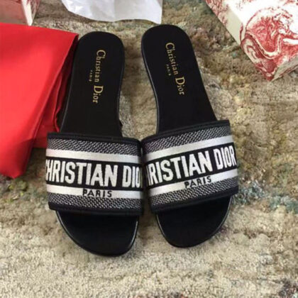 Christian Dior, Women's Slipper, Black