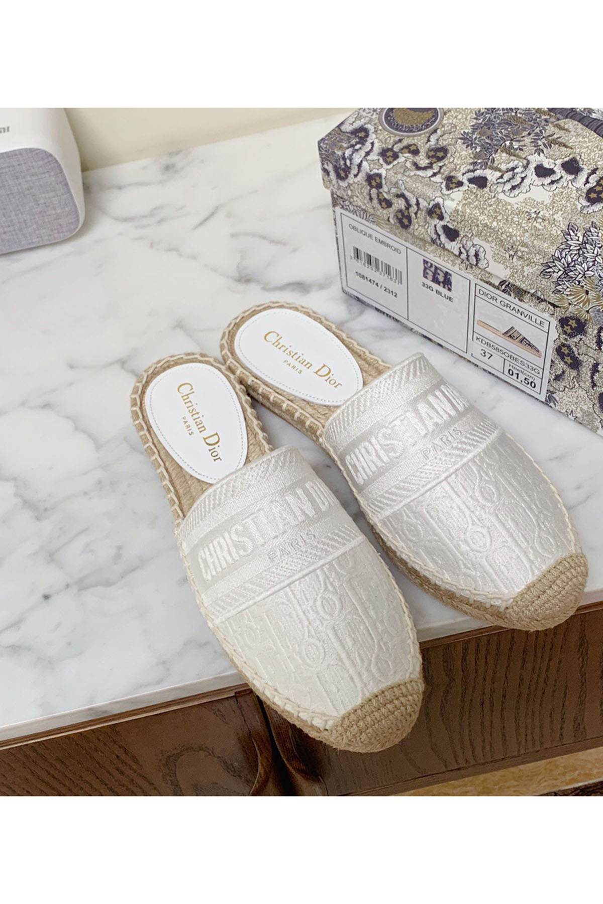Christian Dior, Women's Slipper, White - Afbeelding 3