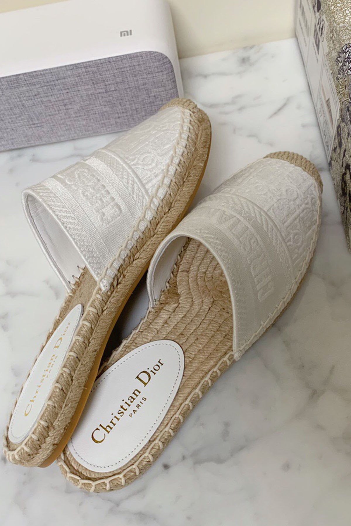Christian Dior, Women's Slipper, White - Afbeelding 4