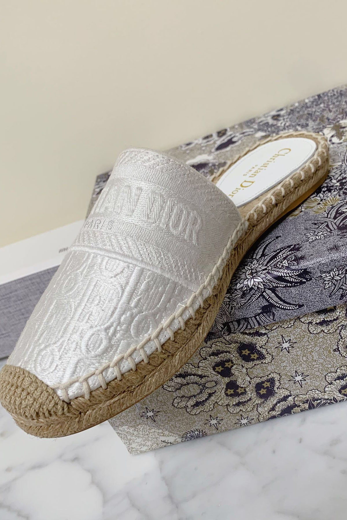 Christian Dior, Women's Slipper, White - Afbeelding 5