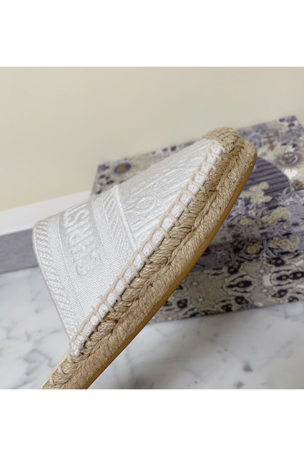 Christian Dior, Women's Slipper, White - Afbeelding 6