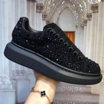 Alexander Mcqueen, Women's Oversized Sneaker, Strass