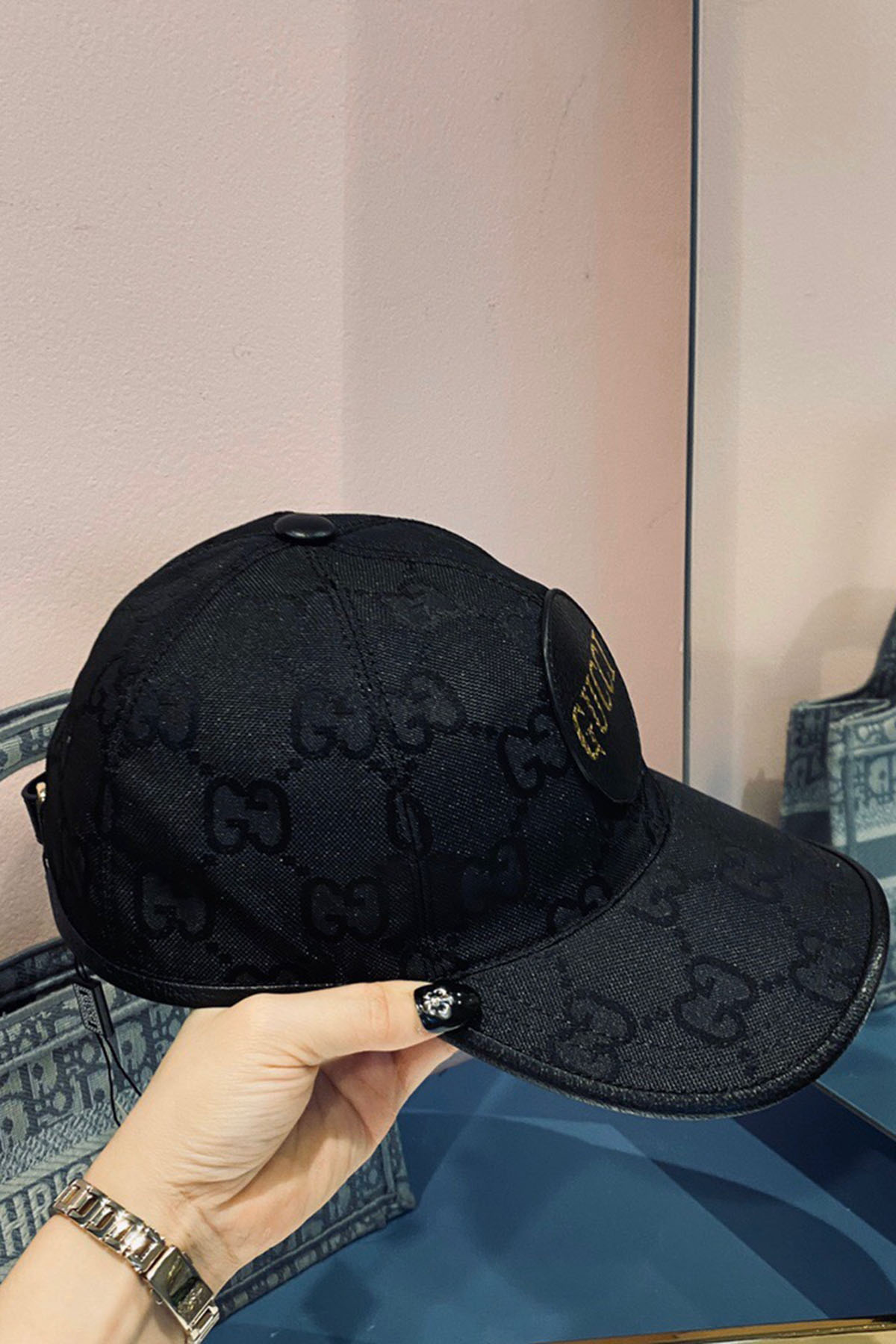 Gucci, Unisex Hat, Black - Afbeelding 6