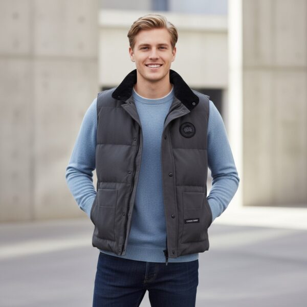 Canada Goose, Freestyle Crew, Men's Vest, Grey (88902)