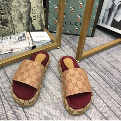 Gucci, Women's Slipper, Brown