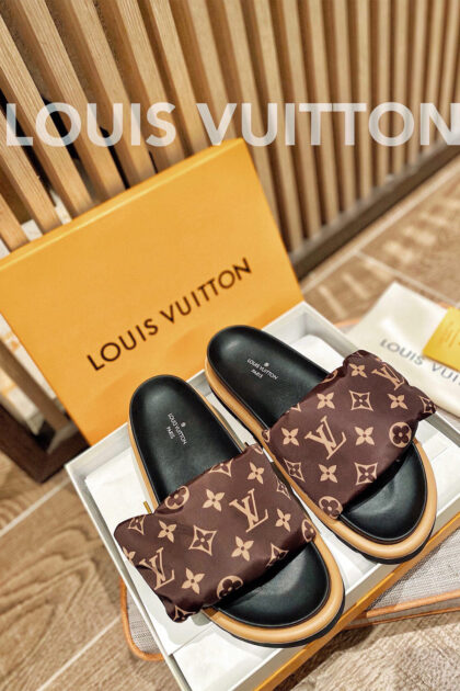 Louis Vuitton, Women's Slipper, Brown
