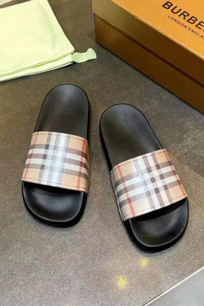Burberry, Women's Slipper, Beige