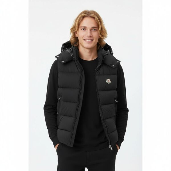 Moncler, Men's Vest, Black (98187)