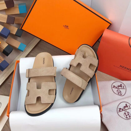 Hermes, Women's Slipper, Beige
