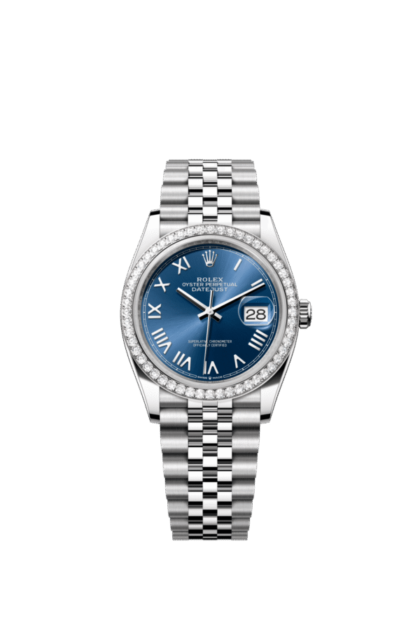 Rolex Datejust 36mm — Oystersteel, white gold & diamonds