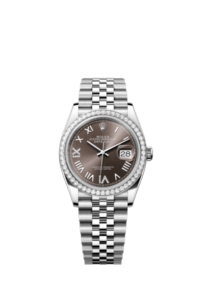Rolex Datejust 36mm — Oystersteel, white gold & diamonds