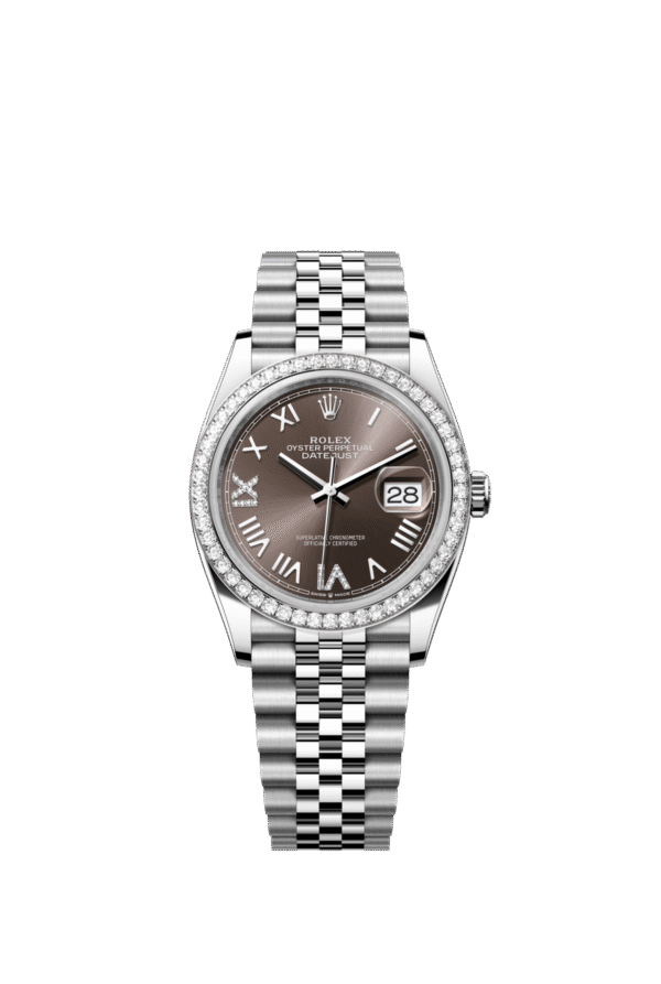 Rolex Datejust 36mm — Oystersteel, white gold & diamonds